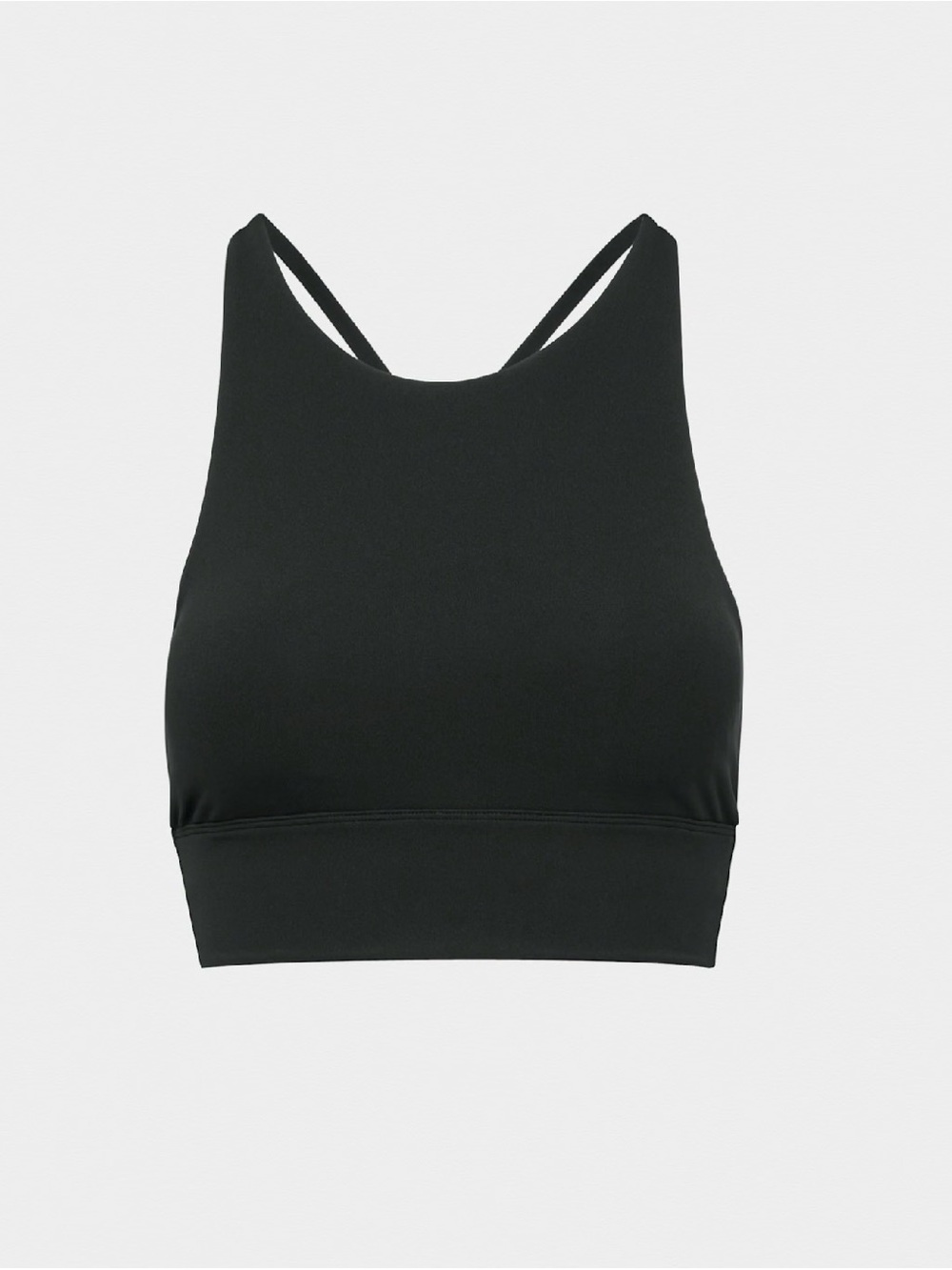 Aritzia Black High-Neck Sports Bralette